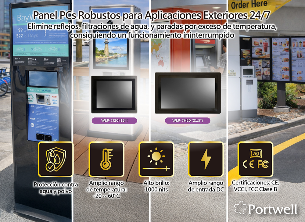 Panel PC rugerizado exterior